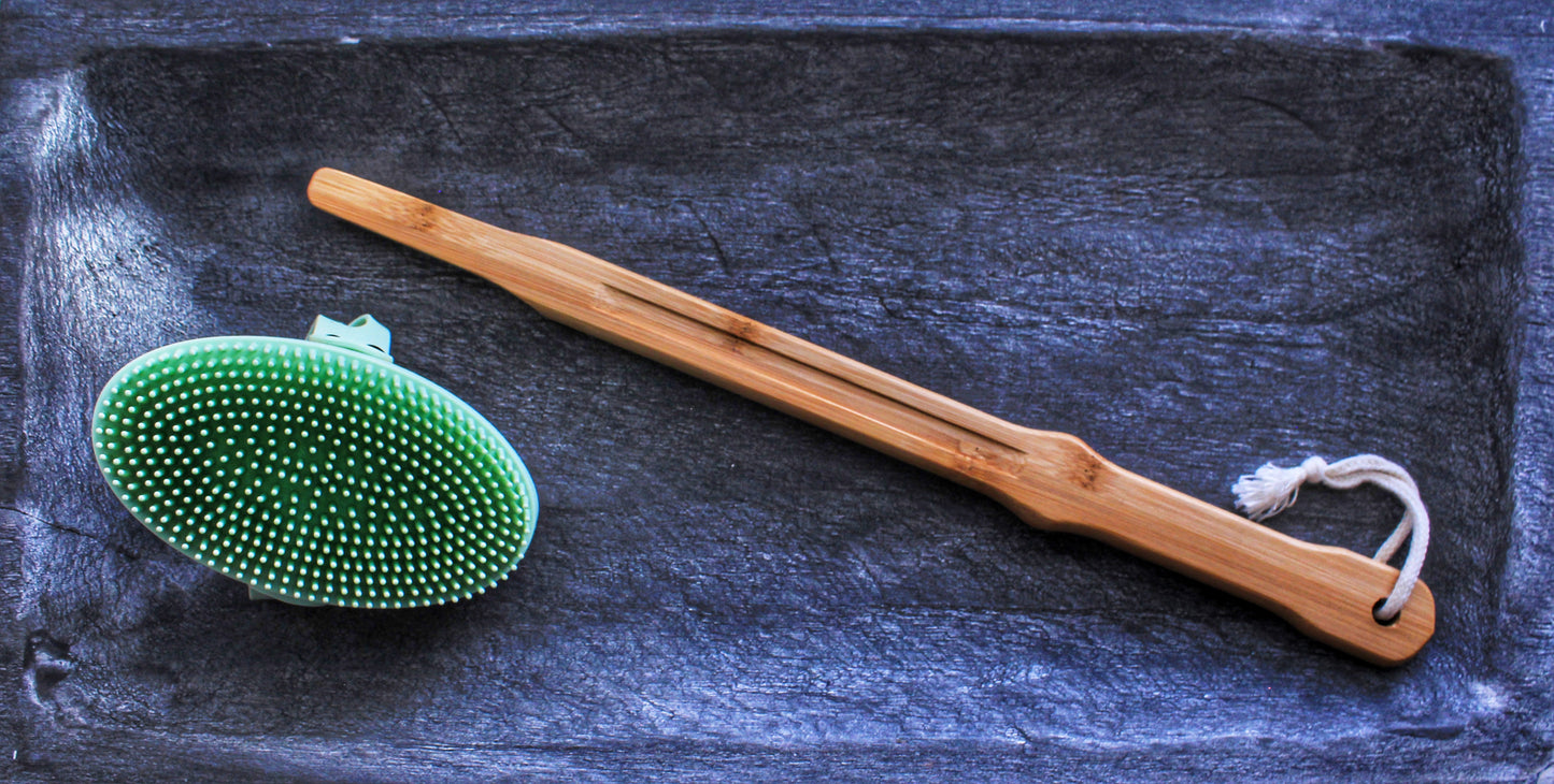 Bamboo Handle Silicone Body Brush *Pre-Order*